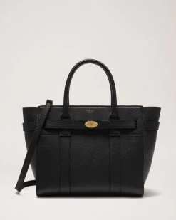 Small Zipped Bayswater Black