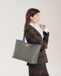 Bayswater Tote Charcoal Leather 11 Bayswater Tote Charcoal Leather -Fashion Bag Store G HH5727 205C110 5