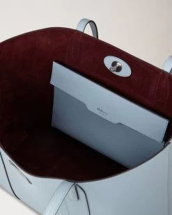 Bayswater Tote Poplin Blue & Dark Oxblood -Fashion Bag Store G HH5727 205U804 4