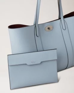 Bayswater Tote Poplin Blue & Dark Oxblood -Fashion Bag Store G HH5727 205U804 5