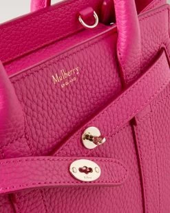 Mini Zipped Bayswater Mulberry Pink -Fashion Bag Store G HH7514 736J191 5