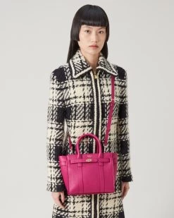 Mini Zipped Bayswater Mulberry Pink -Fashion Bag Store G HH7514 736J191 7