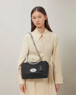 Medium Top Handle Lily Black -Fashion Bag Store G HH8780 155A100 6