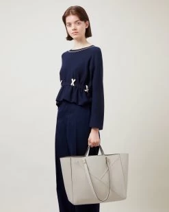 M Zipped Tote Chalk -Fashion Bag Store G HH9061 657W160 7