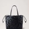 Bayswater Tote Black & Pigment Blue