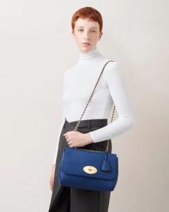 Medium Lily Pigment Blue -Fashion Bag Store G HH9067 736U801 7