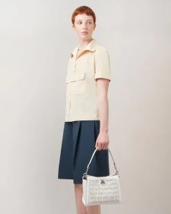 Small Shoulder Iris White-Rust -Fashion Bag Store G HH9076 558Z378 7