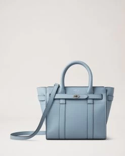 Mini Zipped Bayswater Poplin Blue