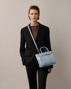 Mini Zipped Bayswater Poplin Blue -Fashion Bag Store G HH9089 587U804 7