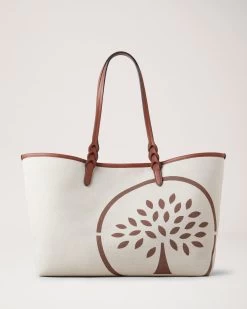 Canvas Tote Oak & Ecru
