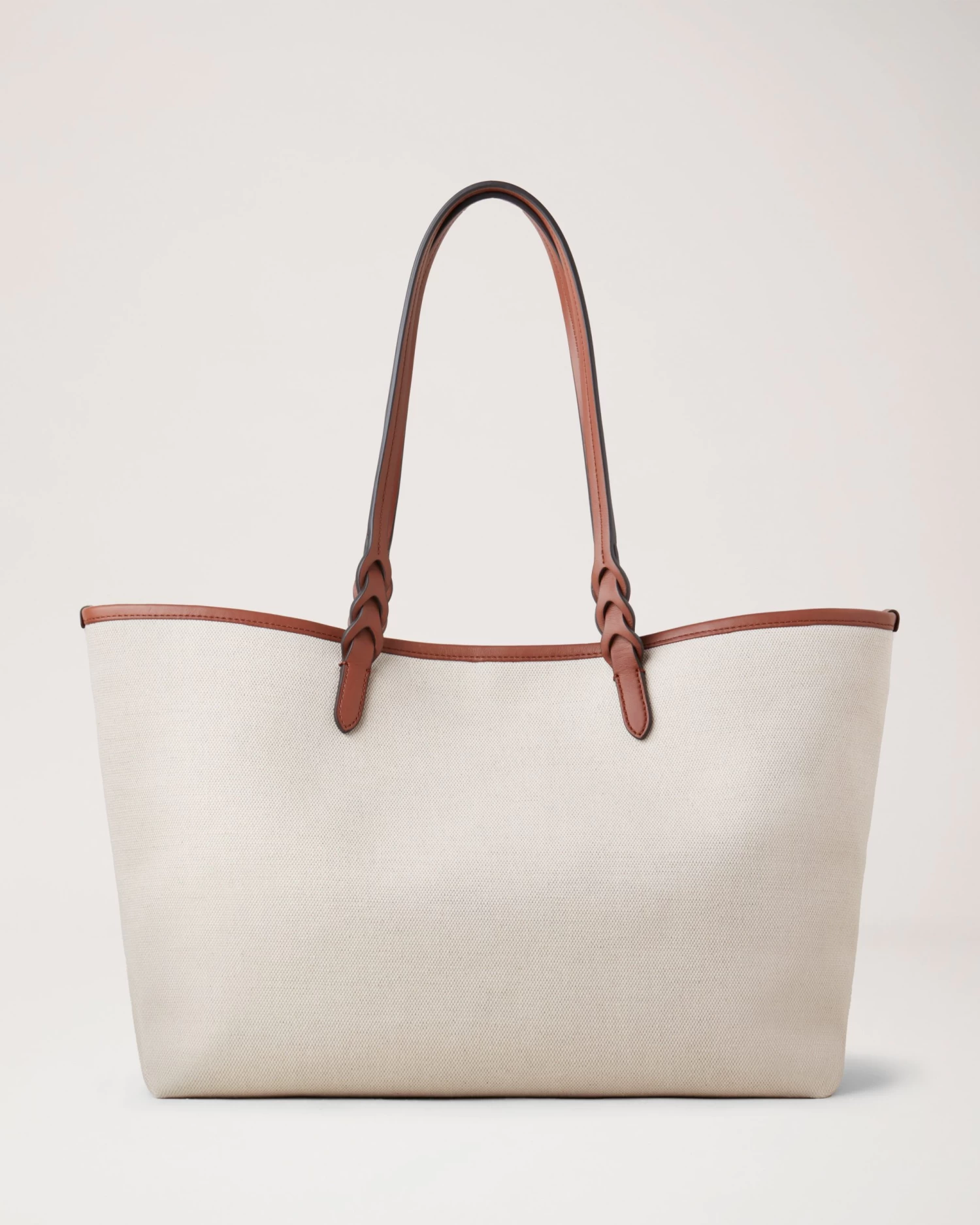 Canvas Tote Oak & Ecru 4 Canvas Tote Oak & Ecru - Image 2