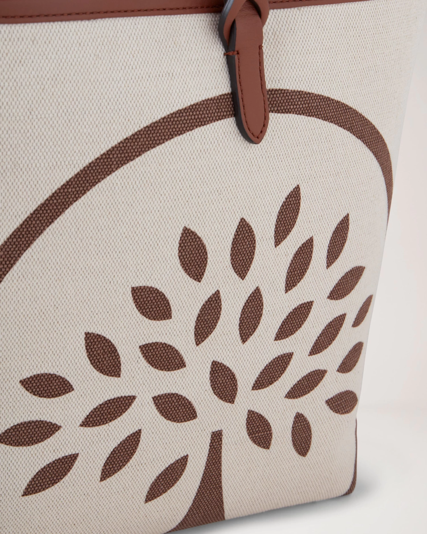 Canvas Tote Oak & Ecru 7 Canvas Tote Oak & Ecru - Image 5