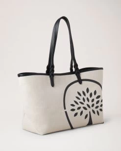 Canvas Tote Black & Ecru -Fashion Bag Store G HH9103 182H535 3