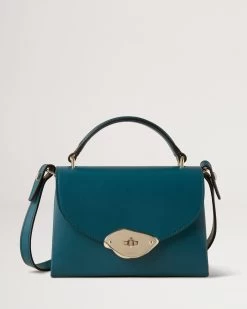 Small Lana Top Handle Titanium Blue