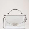 Small Lana Top Handle Silver -Fashion Bag Store G HH9277 680D130