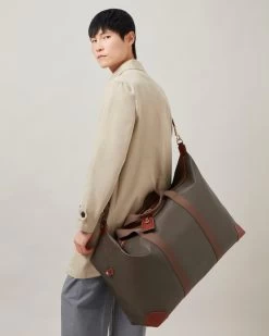 Heritage Large Clipper Mole & Cognac -Fashion Bag Store G HL5150 127Q330 7