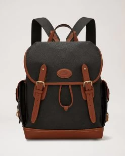 Heritage Backpack Black & Cognac