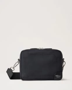 Belgrave Nylon Crossbody Messenger Black