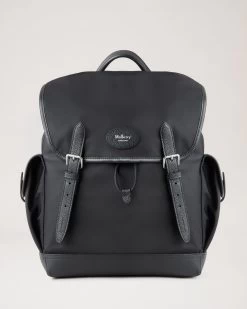 Heritage Nylon Backpack Black