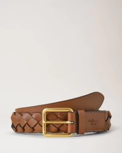 Heritage Braided Belt Tan