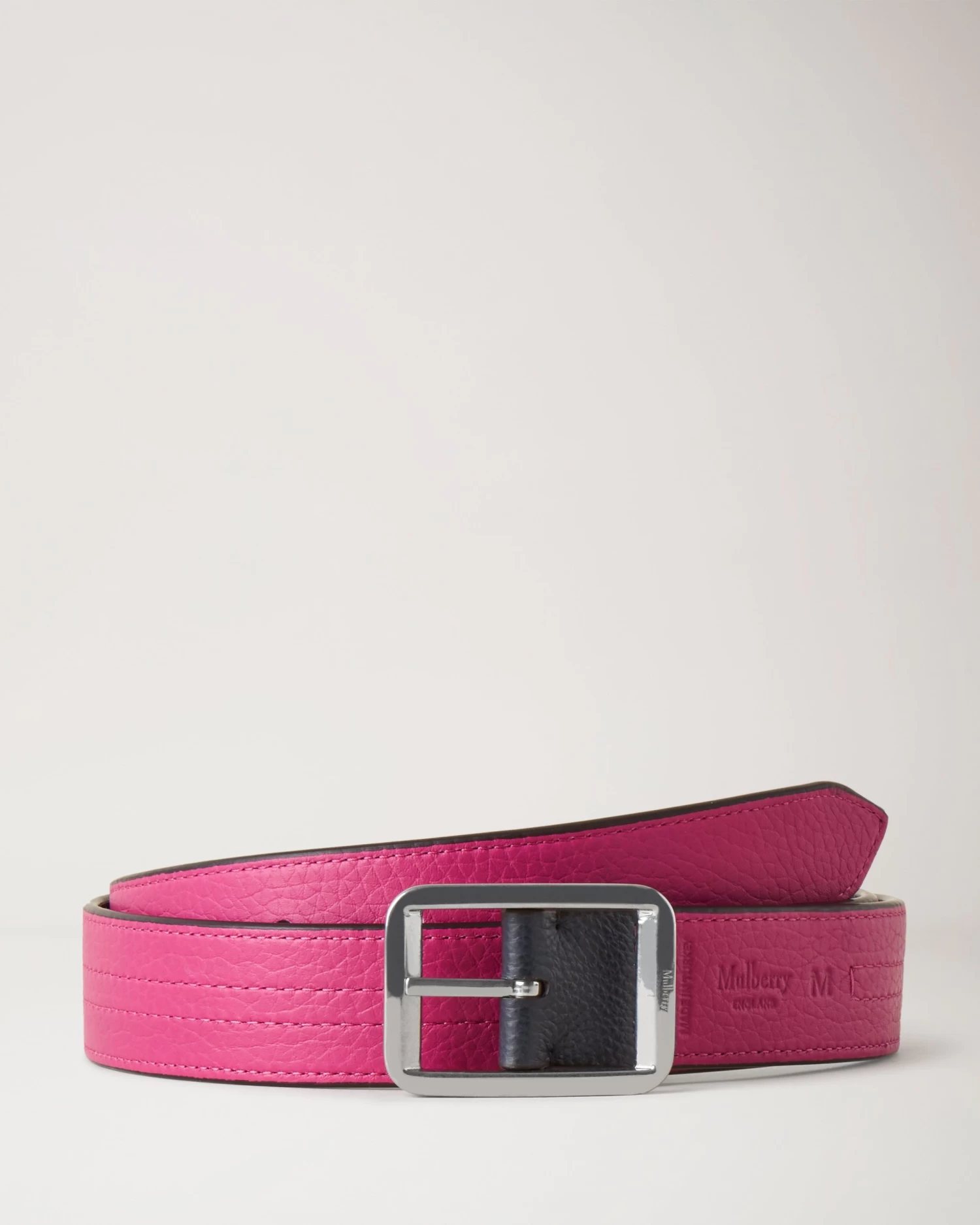 Reversible Belt Midnight & Mulberry Pink 4 Reversible Belt Midnight & Mulberry Pink - Image 2