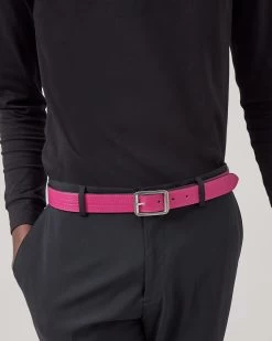 Reversible Belt Midnight & Mulberry Pink 9 Reversible Belt Midnight & Mulberry Pink -Fashion Bag Store G MM6402 736U793 4