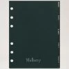 Agenda Contacts Dividers Mulberry Green