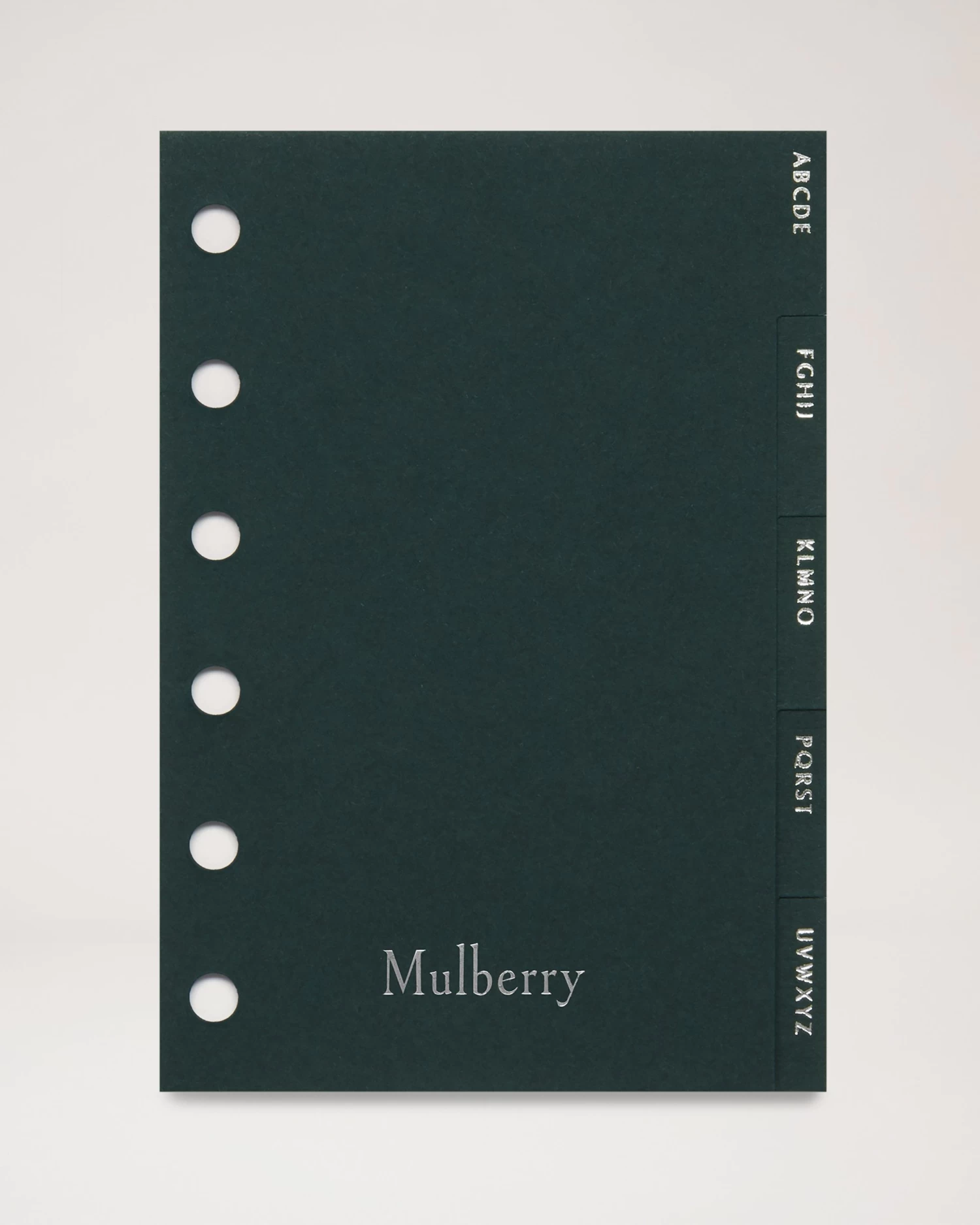 Pocket Book Contacts Dividers Mulberry Green 3 Pocket Book Contacts Dividers Mulberry Green
