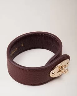 Bayswater Leather Bracelet Oxblood