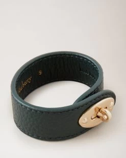 Bayswater Leather Bracelet Mulberry Green