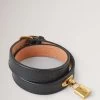 Double Leather Bracelet Black