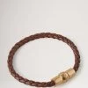 Iris Leather Bracelet Oak 1 Iris Leather Bracelet Oak -Fashion Bag Store G QB2375 552G110