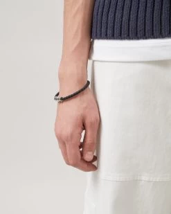 Iris Leather Bracelet Black 11 Iris Leather Bracelet Black -Fashion Bag Store G QB2375 657A100 5