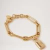 Padlock Bracelet Gold