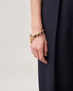 Lily Leather Chain Bracelet Mulberry Green -Fashion Bag Store G QB2395 000Q633 3