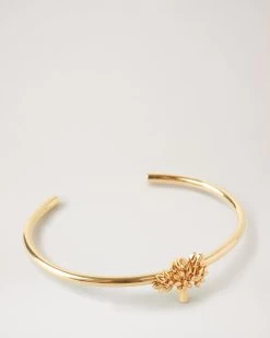 Mulberry Tree Bangle Bracelet Gold
