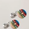 Paul Smith Men's Cufflinks Multicolour Button 2 Paul Smith Men's Cufflinks Multicolour Button -Fashion Bag Store G QC2266 000Z501