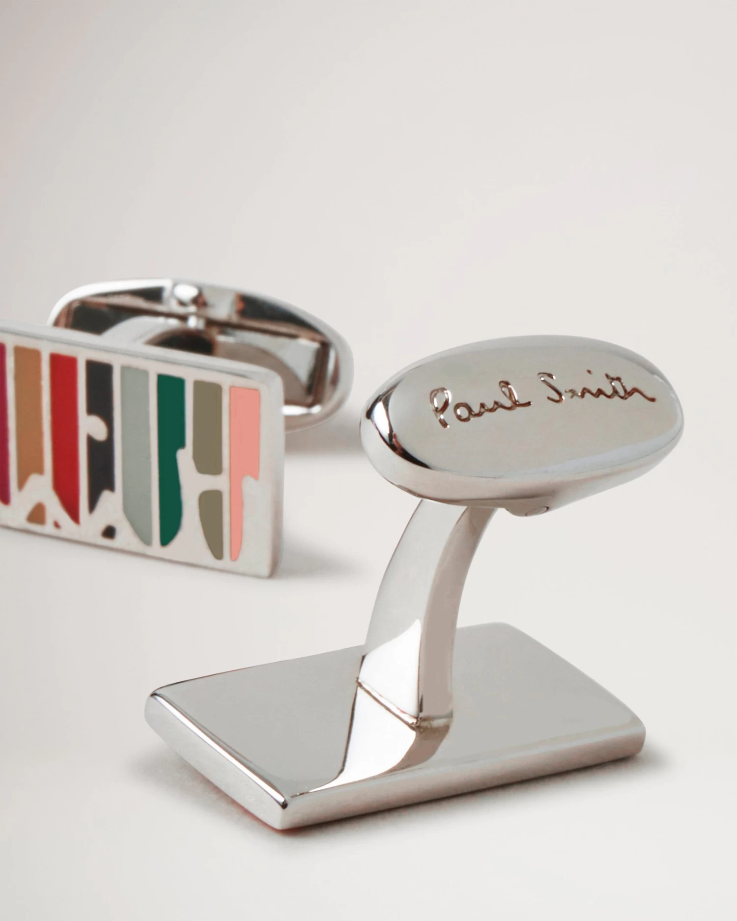 Paul Smith Men's Cufflinks Multicolour Logo 4 Paul Smith Men's Cufflinks Multicolour Logo - Image 2