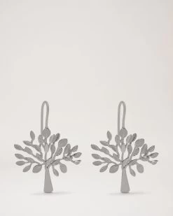 Mulberry Tree Dropped Earrings Silver