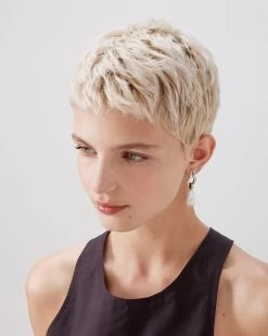 Amberley Baroque Pearl Earrings Silver -Fashion Bag Store G QE2375 000D130 3