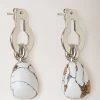 Amberley Baroque Resin Earrings White -Fashion Bag Store G QE2382 000W100