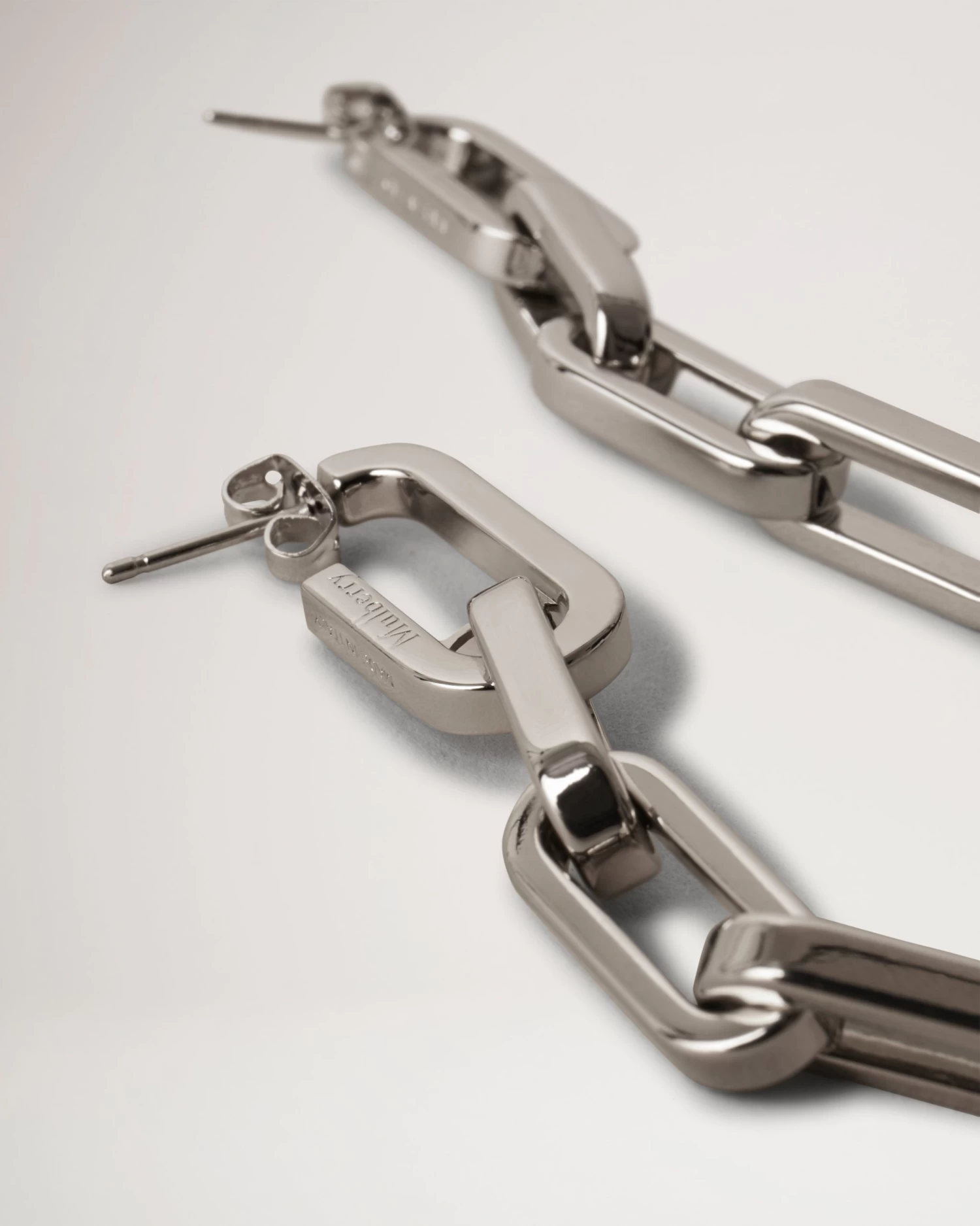 Softie Dropped Earrings Silver 4 Softie Dropped Earrings Silver - Image 2