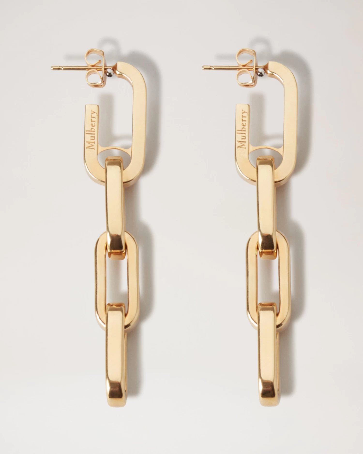 Softie Dropped Earrings Gold 3 Softie Dropped Earrings Gold