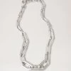 Softie Chunky Necklace Silver 1 Softie Chunky Necklace Silver -Fashion Bag Store G QN2352 000D130