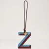 Bi-Colour Leather Keyring - Z Pale Slate -Fashion Bag Store G RK5460 657D159