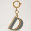Enamel Keyring - D Poseidon Blue -Fashion Bag Store G RK5504 000U758