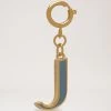 Enamel Keyring - J Poseidon Blue
