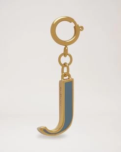Enamel Keyring - J Poseidon Blue