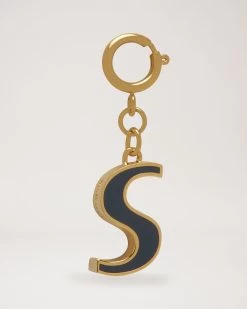 Enamel Keyring - S Midnight