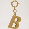Alphabet Brass Keyring - B Gold -Fashion Bag Store G RK5511 669N188